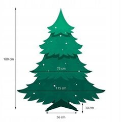 Dirbtinė Kalėdinė eglutė Springos CT0131, 180 cm цена и информация | Искусственные елки | pigu.lt