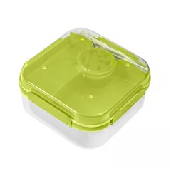 Ланч-бокс Branq Lido, 1,6 л, зеленый цена и информация | Посуда для хранения еды | pigu.lt