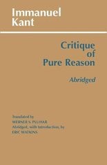 Critique of Pure Reason, Abridged цена и информация | Исторические книги | pigu.lt