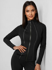 Женский черный свитшот одного размера цена и информация | Мужская спортивная одежда | pigu.lt