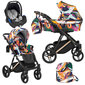 Universalus vežimėlis Kunert Lazzio Premium 3in1 Colorful цена и информация | Vežimėliai | pigu.lt