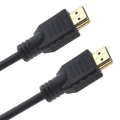 Кабель SEKI HDMI-HDMI v.2.0, 4K, 5 м цена и информация | Кабели и провода | pigu.lt