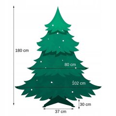 Dirbtinė Kalėdinė eglutė Balta Springos CT0049, 180 cm kaina ir informacija | Eglutės, vainikai, stovai | pigu.lt