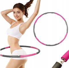 Gimnastikos lankas Hula Hop, 1 m, rožinis kaina ir informacija | Gimnastikos lankai ir lazdos | pigu.lt