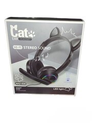 Laidinės led ausinės Cat ear headset kaina ir informacija | Ausinės | pigu.lt