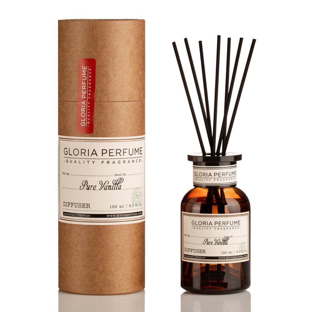 Namų kvapas su lazdelėmis Gloria Perfume Pure Vanilla, 150 ml kaina ir informacija | Namų kvapai | pigu.lt