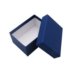 Dovanų dėžutė, 11x7,5x4,5 cm, mėlyna kaina ir informacija | Dovanų pakavimo priemonės | pigu.lt