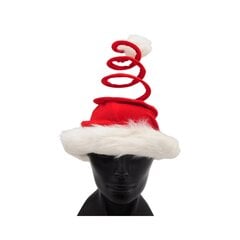 Kalėdų senelio kepurė, spyruoklė kaina ir informacija | Karnavaliniai kostiumai | pigu.lt