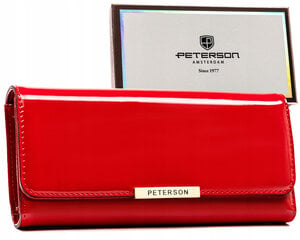 Женский кошелек Peterson, красный цена и информация | Женские кошельки, держатели для карточек | pigu.lt