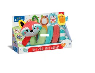 Подвесная игрушка Clementoni Baby Happy Animals цена и информация | Игрушки для малышей | pigu.lt