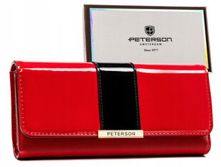Moteriška piniginė Peterson, raudona kaina ir informacija | Piniginės, kortelių dėklai moterims | pigu.lt