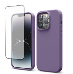 Soundberry MagSafe Silicone Set iPhone 14 Pro Max Northwestern Purple 5D цена и информация | Чехлы для телефонов | pigu.lt