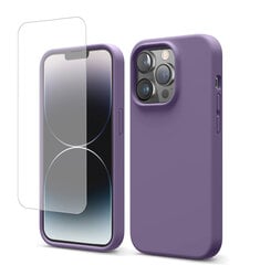 Soundberry MagSafe Silicone Set iPhone 14 Pro Max Northwestern Purple 2.5D цена и информация | Чехлы для телефонов | pigu.lt