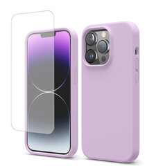 Soundberry MagSafe Silicone Set iPhone 14 Pro Max Lilac 2.5D цена и информация | Чехлы для телефонов | pigu.lt