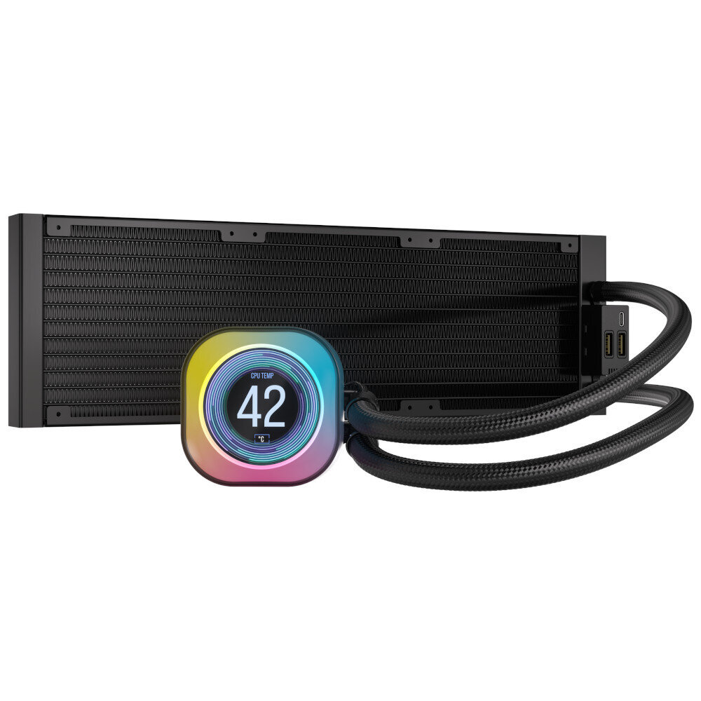 Corsair iCUE Link H150i LCD AIO CW-9061008-WW kaina ir informacija | Procesorių aušintuvai | pigu.lt