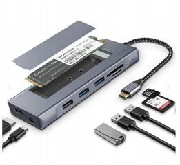 TeamGroup 8-in-1 kaina ir informacija | Adapteriai, USB šakotuvai | pigu.lt