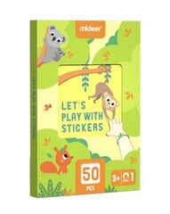 Lipdukų knyga MiDeer Let's Play with Stickers Level 1 kaina ir informacija | Lavinamieji žaislai | pigu.lt