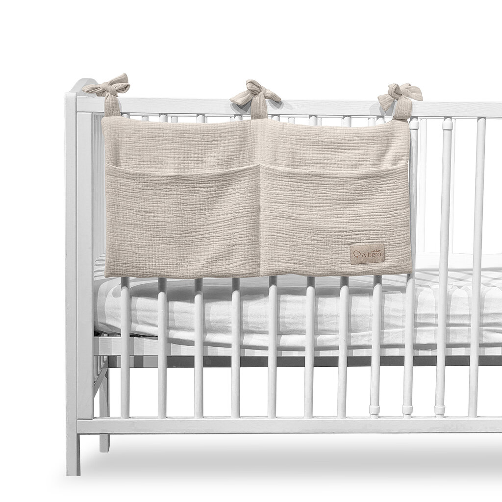 Tvarkyklė kūdikio lovytei Albero Mio CC12, beige kaina ir informacija | Vokeliai, miegmaišiai, pagalvės | pigu.lt