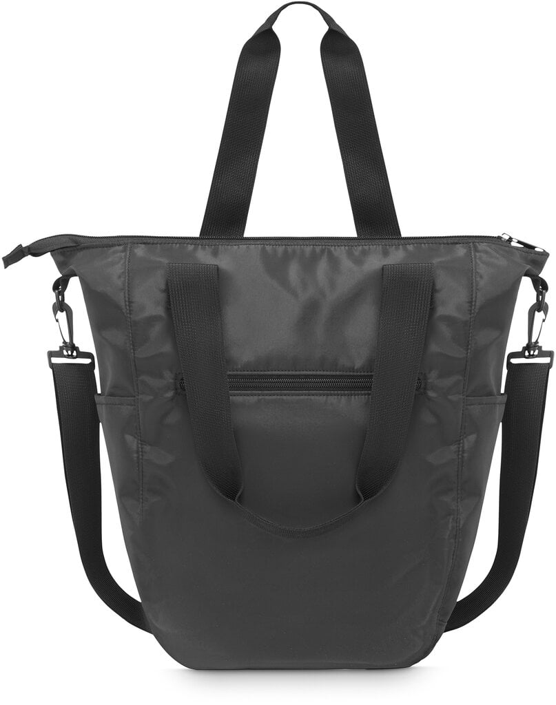 Moteriška juoda rankinė per petį, talpi pirkinių krepšys Zagatto kaina ir informacija | Moteriškos rankinės | pigu.lt
