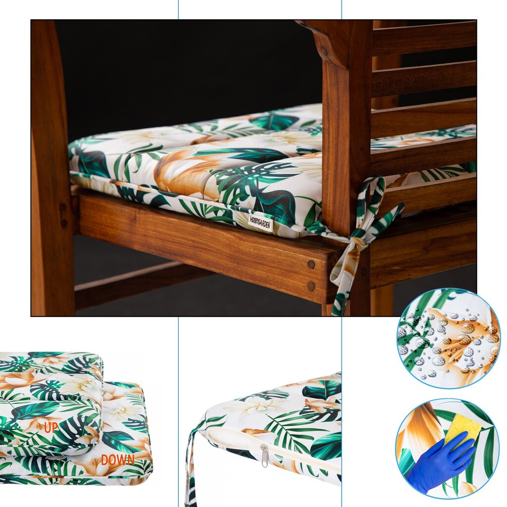 Kėdės pagalvėlė Hobbygarden Ada, įvairių spalvų цена и информация | Pagalvės, užvalkalai, apsaugos | pigu.lt