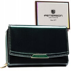 Женский кошелек Peterson, зеленый цена и информация | Женские кошельки, держатели для карточек | pigu.lt