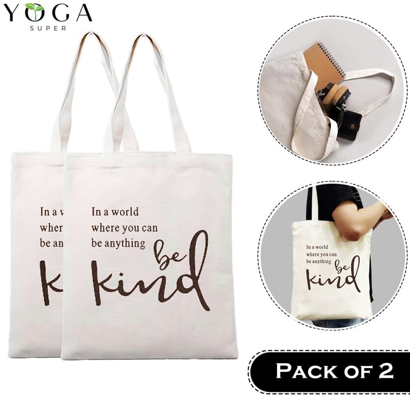 Pirkinių krepšys Yogasuper, 2 vnt kaina ir informacija | Pirkinių krepšiai | pigu.lt