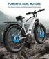 Elektrinis dviratis Duotts F26, pilkas kaina ir informacija | Elektriniai dviračiai | pigu.lt