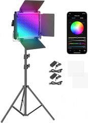 Neewer Kvadratinis Led 530 RGB kaina ir informacija | Fotografijos apšvietimo įranga | pigu.lt