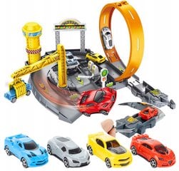 Žaislinė automobilių trasa, su mašinėlėmis цена и информация | Игрушки для мальчиков | pigu.lt