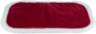 Коврик для домашних питомцев Trixie Xmas Nevio, 75x47 см, белый/красный цена и информация | Лежаки, домики | pigu.lt