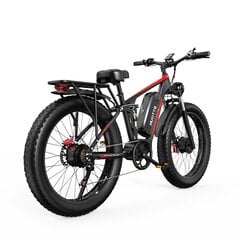 Электровелосипед Duotts S26, чёрный / красный цена и информация | Электровелосипеды | pigu.lt
