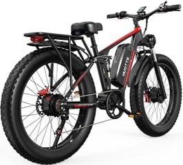 Электровелосипед Duotts S26, чёрный / красный цена и информация | Электровелосипеды | pigu.lt