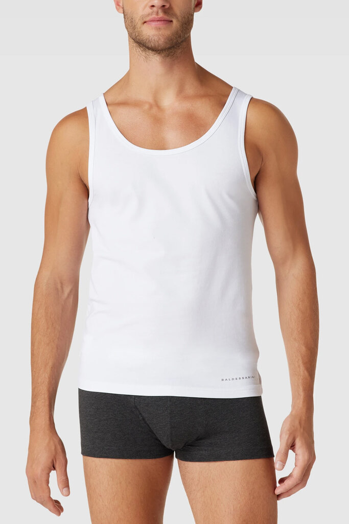 Marškinėliai vyrams Baldessarini, balti цена и информация | Vyriški marškinėliai | pigu.lt
