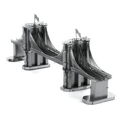 Metalinis 3D konstruktorius Metal Earth Brooklyn Bridge kaina ir informacija | Konstruktoriai ir kaladėlės | pigu.lt