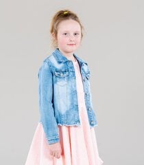 Happy House детская джинсовая куртка 901443 01, голубой 901443*01-170/176 цена и информация | Свитеры, жилетки, пиджаки для девочек | pigu.lt