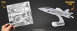 Metalinė dėlionė - konstruktorius Metal Earth F35 Lightning II 3D kaina ir informacija | Konstruktoriai ir kaladėlės | pigu.lt