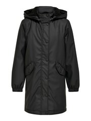 Детская куртка- дождевик Only, черный цена и информация | Куртки, пальто для девочек | pigu.lt
