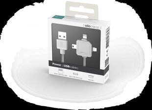 Кабель питания USB Зарядное устройство 3в1 цена и информация | Кабели для телефонов | pigu.lt