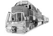 Metalinė dėlionė - konstruktorius Metal Earth Freight Train Set 3D kaina ir informacija | Konstruktoriai ir kaladėlės | pigu.lt