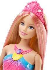 Lėlė Barbie žėrinti undinėlė su šviečiančia uodega DHC40 kaina ir informacija | Žaislai mergaitėms | pigu.lt