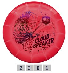 Diskgolfo diskas Putter LUX VAPOR Cloud Breaker, rožinis/baltas kaina ir informacija | Diskgolfas | pigu.lt