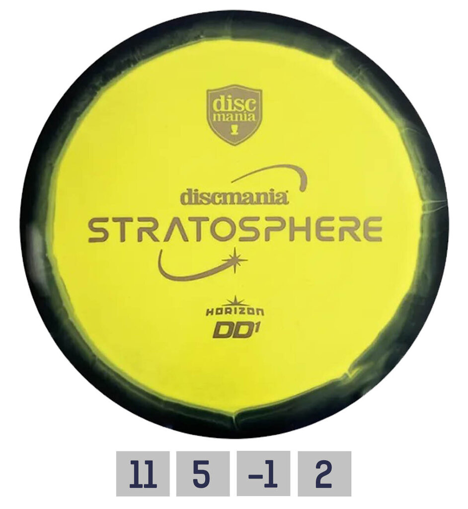 Diskgolfo diskas Discmania Fairway Driver S-Line Horizon DD1 Stratosfere, geltonas kaina ir informacija | Diskgolfas | pigu.lt