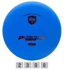 Diskgolfo diskas Discmania Putter D-Line P1 Flex 2, mėlynas kaina ir informacija | Diskgolfas | pigu.lt
