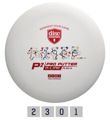 Diskgolfo diskas Discmania Putter D-Line P2 Flex 2 Grateful Dead, baltas kaina ir informacija | Diskgolfas | pigu.lt