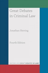 Great Debates in Criminal Law 4th edition kaina ir informacija | Ekonomikos knygos | pigu.lt