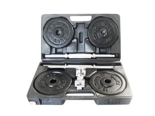 Cast iron weight dumbbells set with case TOORX 1.5-20 kg цена и информация | Гантели, гири, штанги | pigu.lt