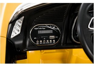 Двухместный детский электромобиль Audi R8, желтый цена и информация | Электромобили для детей | pigu.lt