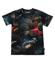 Детская футболка Rill Molo, черный/красный цена и информация | Рубашка для мальчиков | pigu.lt