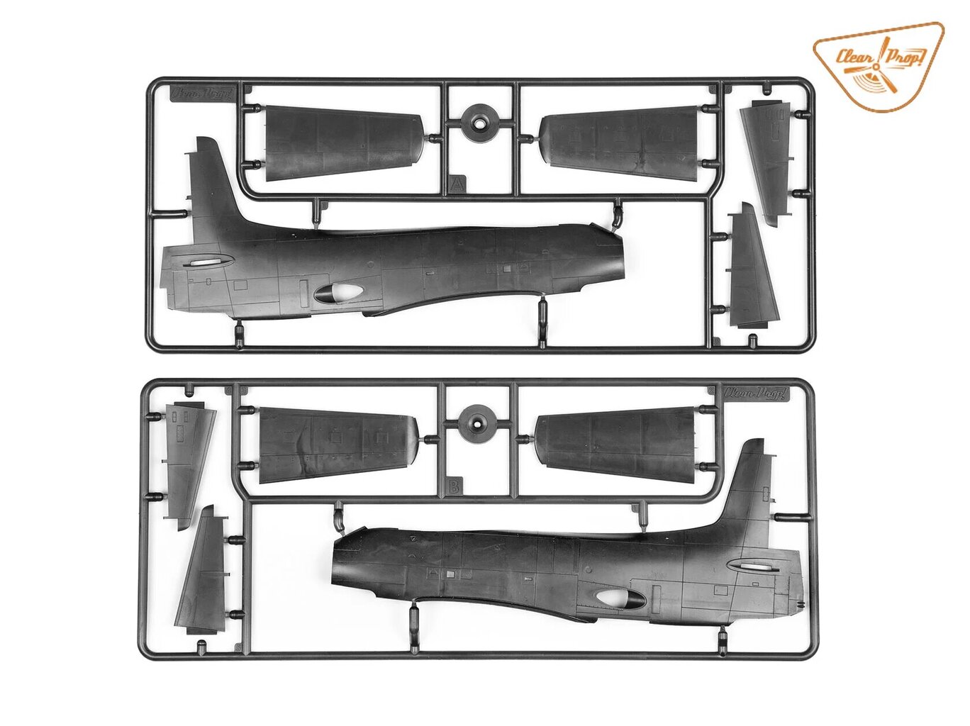 Surenkamas modelis XA2D-1 Skyshark Clear Prop! CP72005 kaina ir informacija | Konstruktoriai ir kaladėlės | pigu.lt