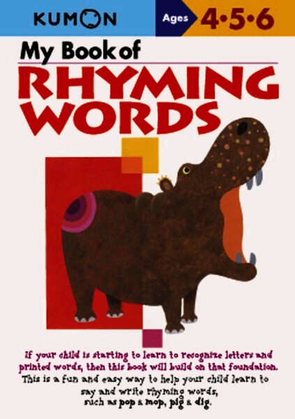 My Book of Rhyming Words цена и информация | Knygos mažiesiems | pigu.lt